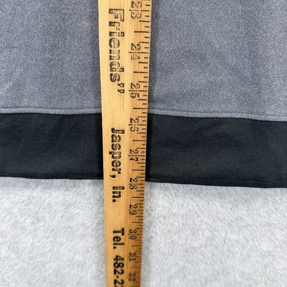 Swannies Pullover Mens Medium Gray 1/4 Zip Mock Neck Golf Stretch Top Athletic - Picture 3 of 6